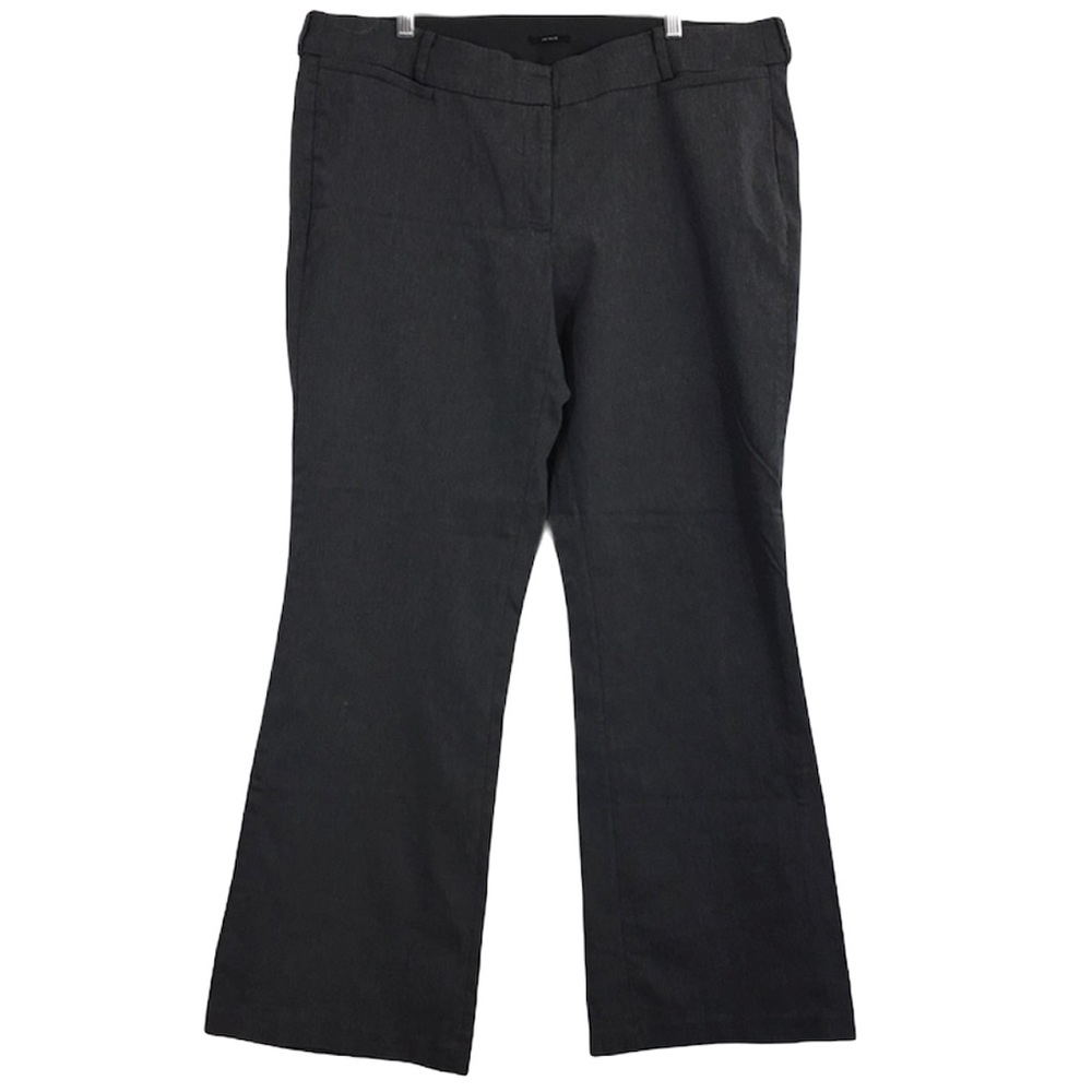 Lane Bryant The Allie Dress Gray Flat Front Pants